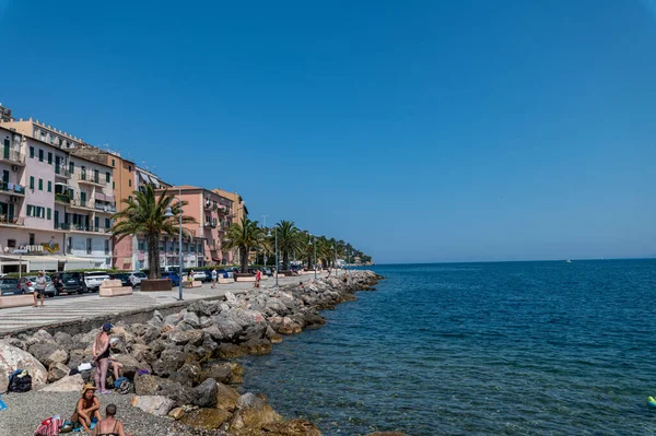 Porto Santo Stefano Olaszország Július 2021 Porto Santo Stefano Táj — Stock Fotó