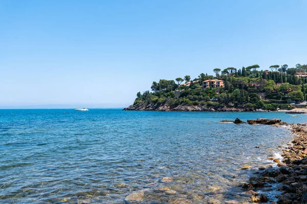 Vista Una Cala Porto Santo Stefano Verano — Foto de Stock