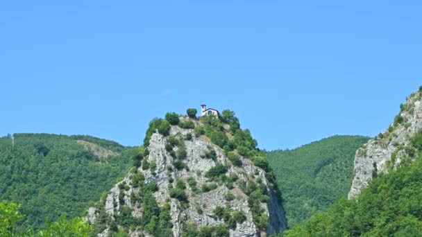 Rocca porena santuário de santa rita — Vídeo de Stock