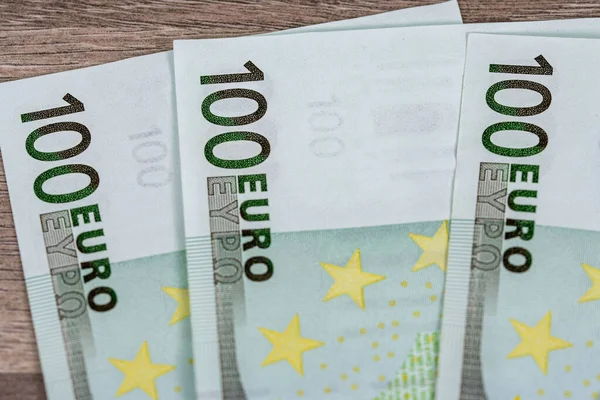 Dettaglio Della Banconota 100 Euro — Foto Stock