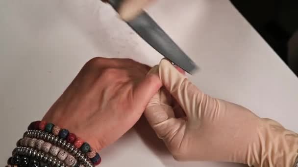 Lime à ongles pour reconstruction gel — Video