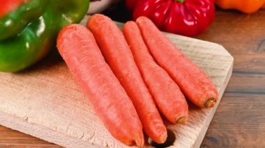 çeşitli renkli sebzelerin bileşimi