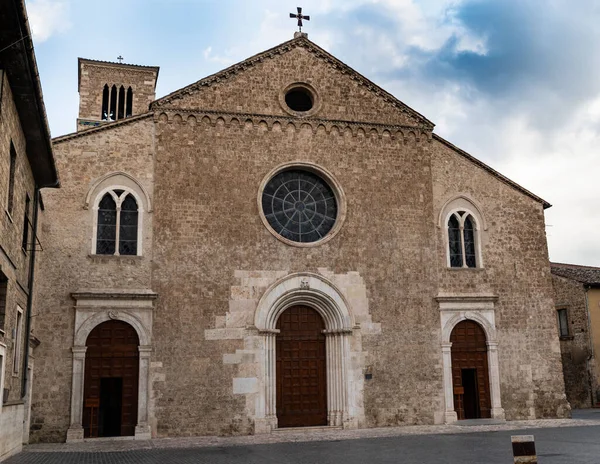 Igreja Terni San Francesco Praça Centro Cidade — Fotografia de Stock