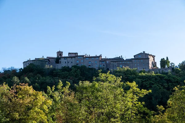 Landscape Macerino Ancient Historic Town Province Terni — Stock Photo, Image