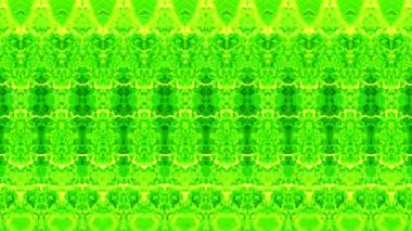 Çok renkli bir dokuda soyut arkaplan üç boyutlu çizgiler. Yeşil siyah yansımalı akışkan madde. Arkaplan canlandırma yapar