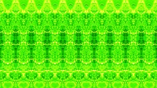 概要多色テクスチャの背景3Dライン 緑の黒い色の反射を持つ流体 背景がアニメーションを作る — ストック動画