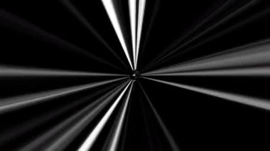 Üç boyutlu güzel akışkan çizgiler çizgi şeklindeki soyut arkaplan. Beyaz yansımalı akışkan madde. Siyah arka plan animasyonu kolaylaştırıyor. 4K