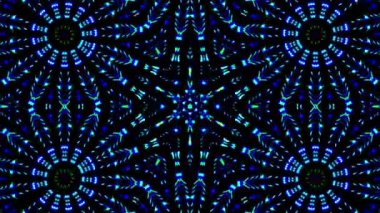 Parlak soyut ışık titreşimi çizgileri tam renk ve kaleydoskop.