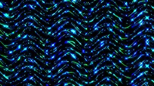 Abstract Achtergrond Vloeibare Lijnen Een Multicolor Textuur Vloeistof Met Blauwe — Stockvideo