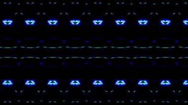 Çok renkli bir dokuda soyut arkaplan 3 boyutlu sıvı çizgiler. Mavi yansımalı akışkan madde. Arkaplan canlandırma yapar