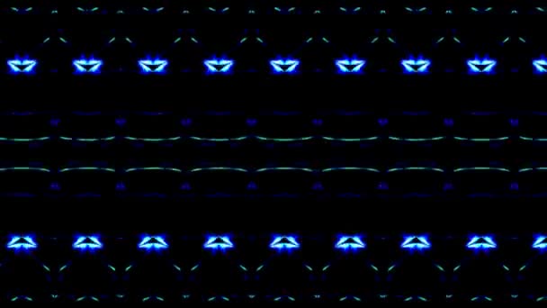 概要多色系の3次元液体ラインです 青色の反射で流体 背景がアニメーションを作る — ストック動画