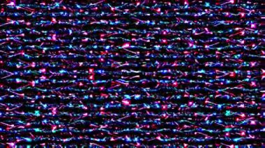 Çok renkli bir dokuda soyut arkaplan 3D neon çizgileri