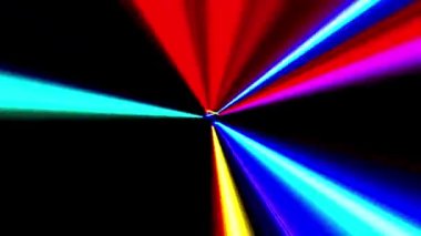 Çok renkli bir dokuda soyut arkaplan 3D neon çizgileri