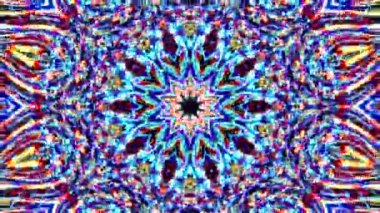 Parlak soyut ışık tam renk, kaleydoskop, arka plan için