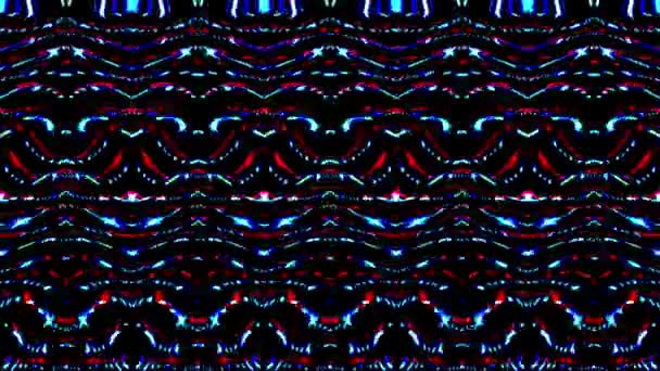 Abstrakter Hintergrund Neonlinien Einer Mehrfarbigen Textur — Stockvideo