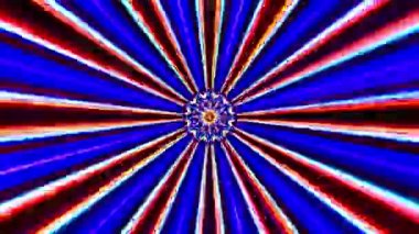 Çok renkli bir dokuda soyut arkaplan 3D neon çizgileri