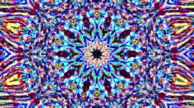 Çok renkli desenli, soyut arkaplan, 3 boyutlu sıvı çizgiler. Yeşil turuncu yansımalı sıvı. Arka plan animasyon yapar. Kusursuz daire. 4K