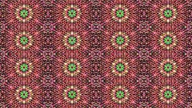 Tam rengi yöneten parlak soyut ışık, kaleydoskop, siyah arkaplan