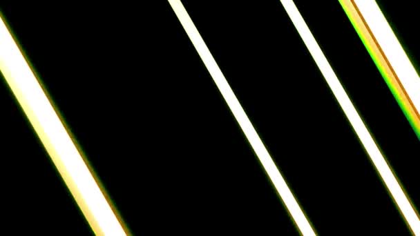 Abstrakt Bakgrund Neon Linjer Flerfärgad Struktur — Stockvideo