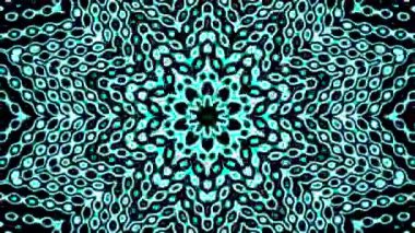 Parlak soyut ışık titreşimi çizgileri tam renk ve kaleydoskop.