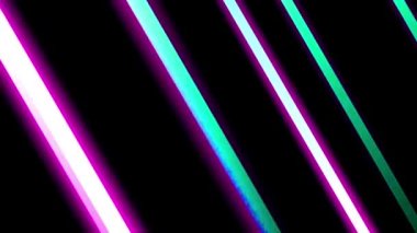 Çok renkli bir dokuda soyut arkaplan 3D neon çizgileri