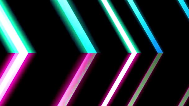 Abstract Achtergrond Neon Lijnen Een Multicolor Textuur — Stockvideo