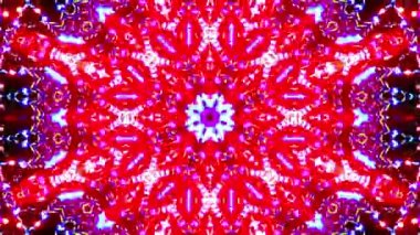 Parlak soyut ışık titreşimi çizgileri tam renk ve kaleydoskop.