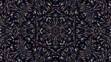 3D animasyon güzel video renkli soyut parlak ışık enerjisi 4K düz çizgi dalgaları merkezde yuvarlak ışık efekti, siyah arkaplan