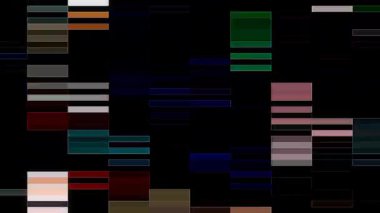 Siyah arkaplandaki renkli çizgilerle ince hareketleri düzenleyen, parıldayan, parlak güzel videolar.