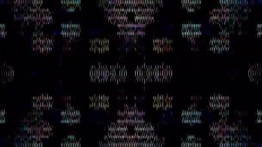 güzel renkli video soyut parlak ışık enerjisi 4K düz çizgi dalgaları siyah arkaplan üzerinde parıldayan ışık etkisi