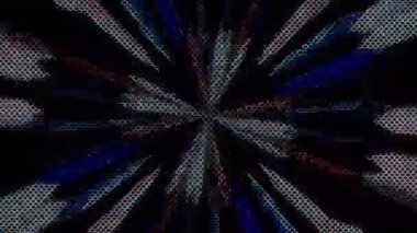 Soyut arka plan hareket eden çizgiler ve parlayan ışık noktaları. Çemberlerle canlandırma