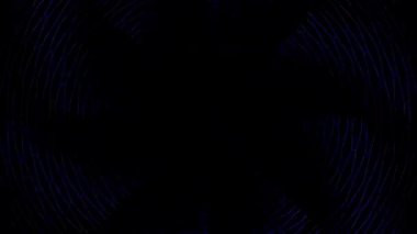 Soyut arka plan hareket eden çizgiler ve parlayan ışık noktaları. Çemberlerle canlandırma