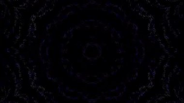 Soyut arka plan hareket eden çizgiler ve parlayan ışık noktaları. Çemberlerle canlandırma