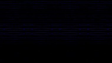 güzel renkli video soyut parlak ışık enerjisi 4K düz çizgi dalgaları siyah arkaplan üzerinde parıldayan ışık etkisi