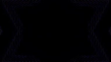 Soyut arka plan hareket eden çizgiler ve parlayan ışık noktaları. Çemberlerle canlandırma