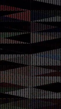 3D soyut parlak çizgiler, dalga, renkli, siyah arkaplan