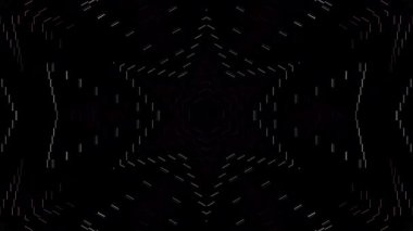 Soyut arka plan hareket eden çizgiler ve parlayan ışık noktaları. Çemberlerle canlandırma