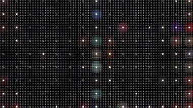 3D soyut parlak çizgiler, dalga, renkli, siyah arkaplan