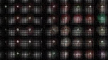 3D soyut parlak çizgiler, dalga, renkli, siyah arkaplan