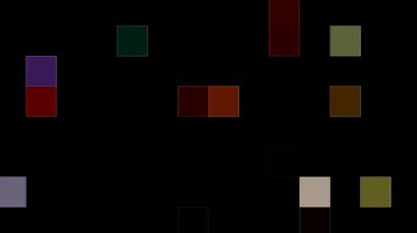 Siyah arkaplandaki renkli çizgilerle ince hareketleri düzenleyen, parıldayan, parlak güzel videolar.