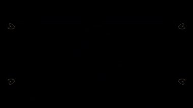 Fütürist pikselin ışık hareketi dijital bir alanda simetrik bir görsel etki yaratıyor.