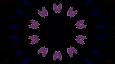 Fütürist pikselin ışık hareketi dijital bir alanda simetrik bir görsel etki yaratıyor.