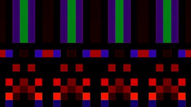 güzel renkli video soyut parlak ışık enerjisi 4K düz çizgi dalgaları siyah arkaplan üzerinde parıldayan ışık etkisi