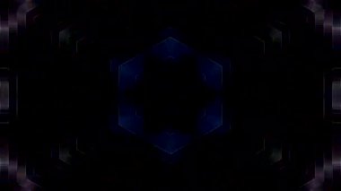 Fütürist dijital parçacıklar sürekli hareket halinde yayılan bir ışık kutusu oluştururlar.