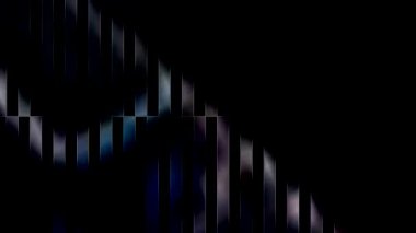 Fütürist dijital parçacıklar sürekli hareket halinde yayılan bir ışık kutusu oluştururlar.