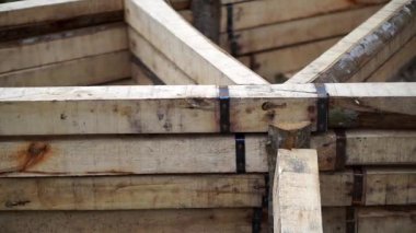 Yapı kerestesi geleneksel kiriş eklemleri elle birleştirilmiş yapı ve çivi ayrıntıları