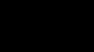 3D soyut parlak çizgiler, dalga, renkli, siyah arkaplan