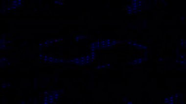 3D soyut parlak çizgiler, dalga, renkli, siyah arkaplan