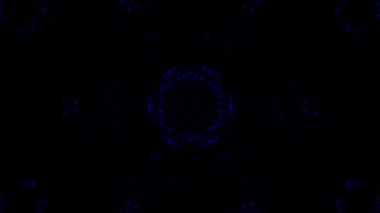 3D animasyon güzel video renkli soyut parlak ışık enerjisi 4K düz çizgi dalgaları merkezde yuvarlak ışık efekti, siyah arkaplan