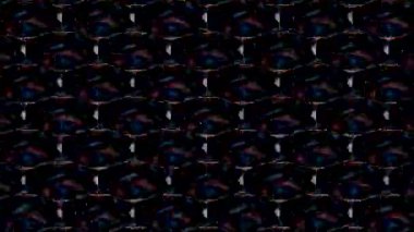 Dijital arıza efektini andıran renkli çizgi elemanlarıyla geleceksel arkaplan tasarımı.